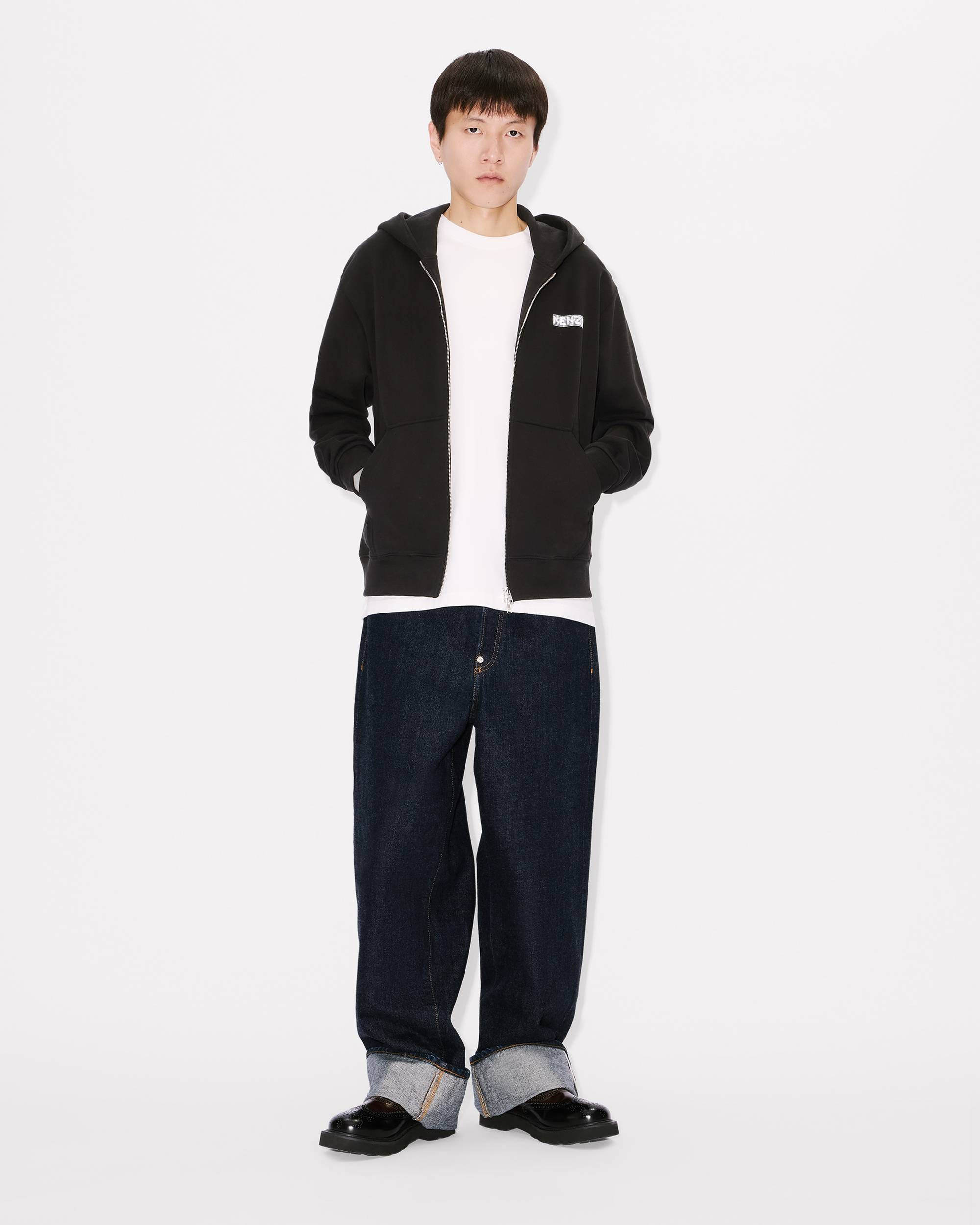 'KENZO City' full-zip hoodie in cotton - 5