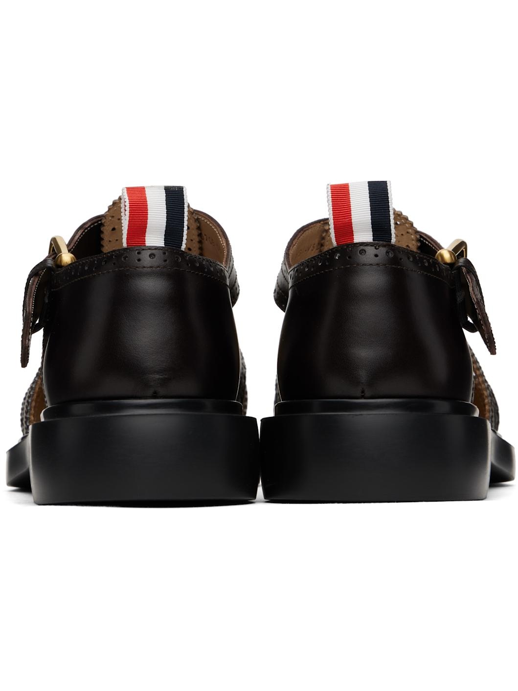 Brown Classic Calf Leather Fisherman Sandals - 2
