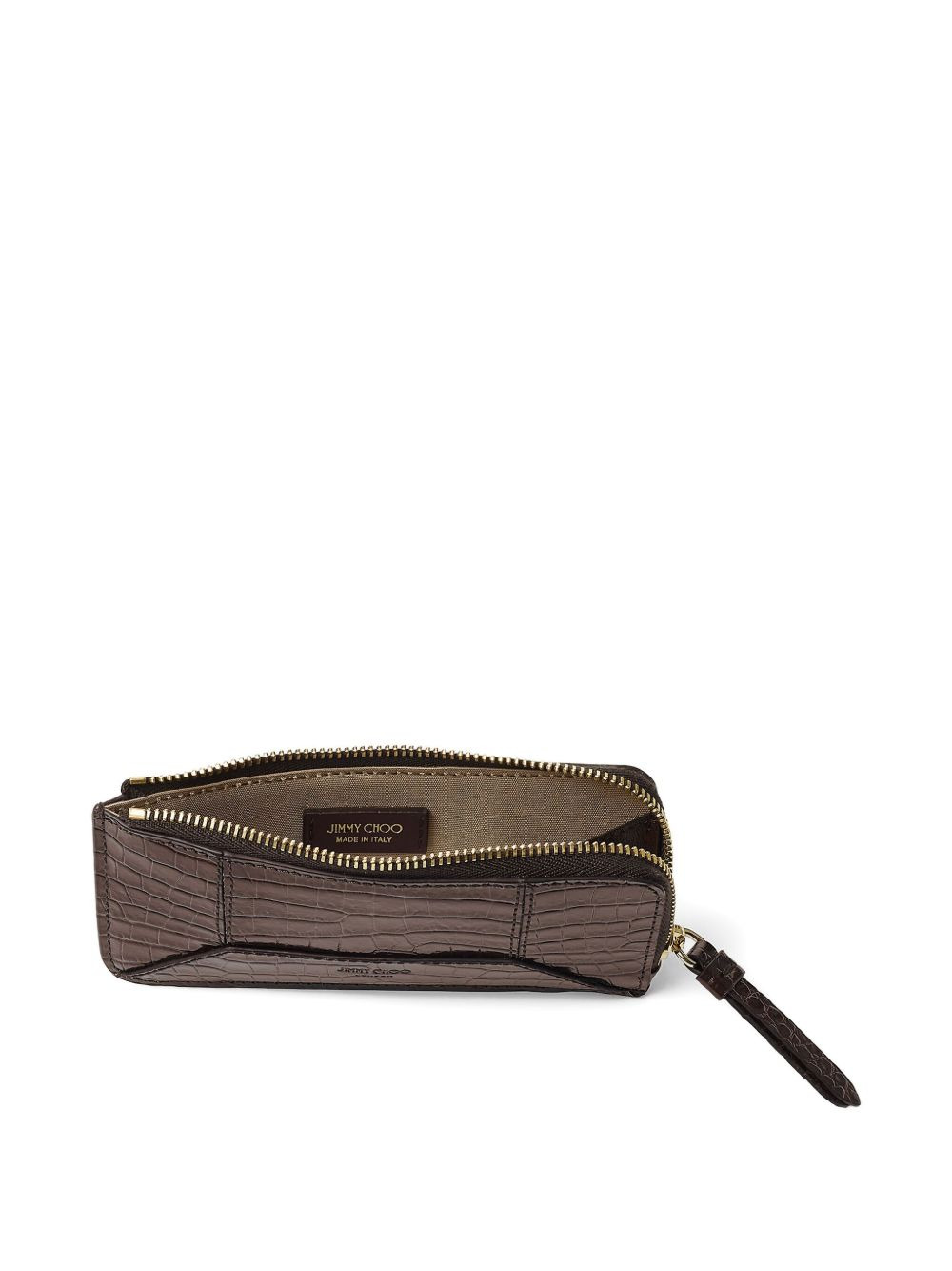 Lise-Z crocodile-effect zip-around wallet - 3
