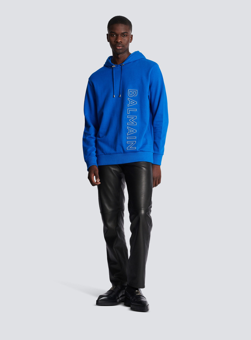 Balmain Embossed Balmain hooded sweatshirt outlook