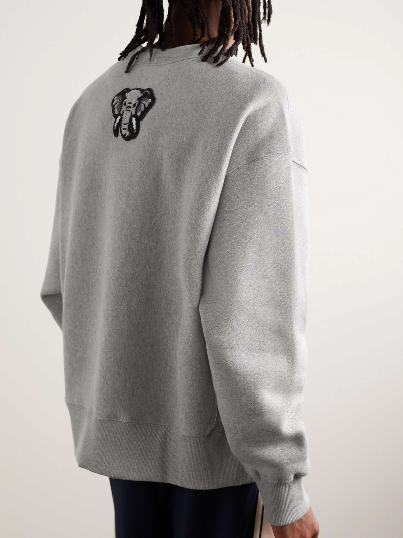 Logo-Appliquéd Cotton-Jersey Sweatshirt 3