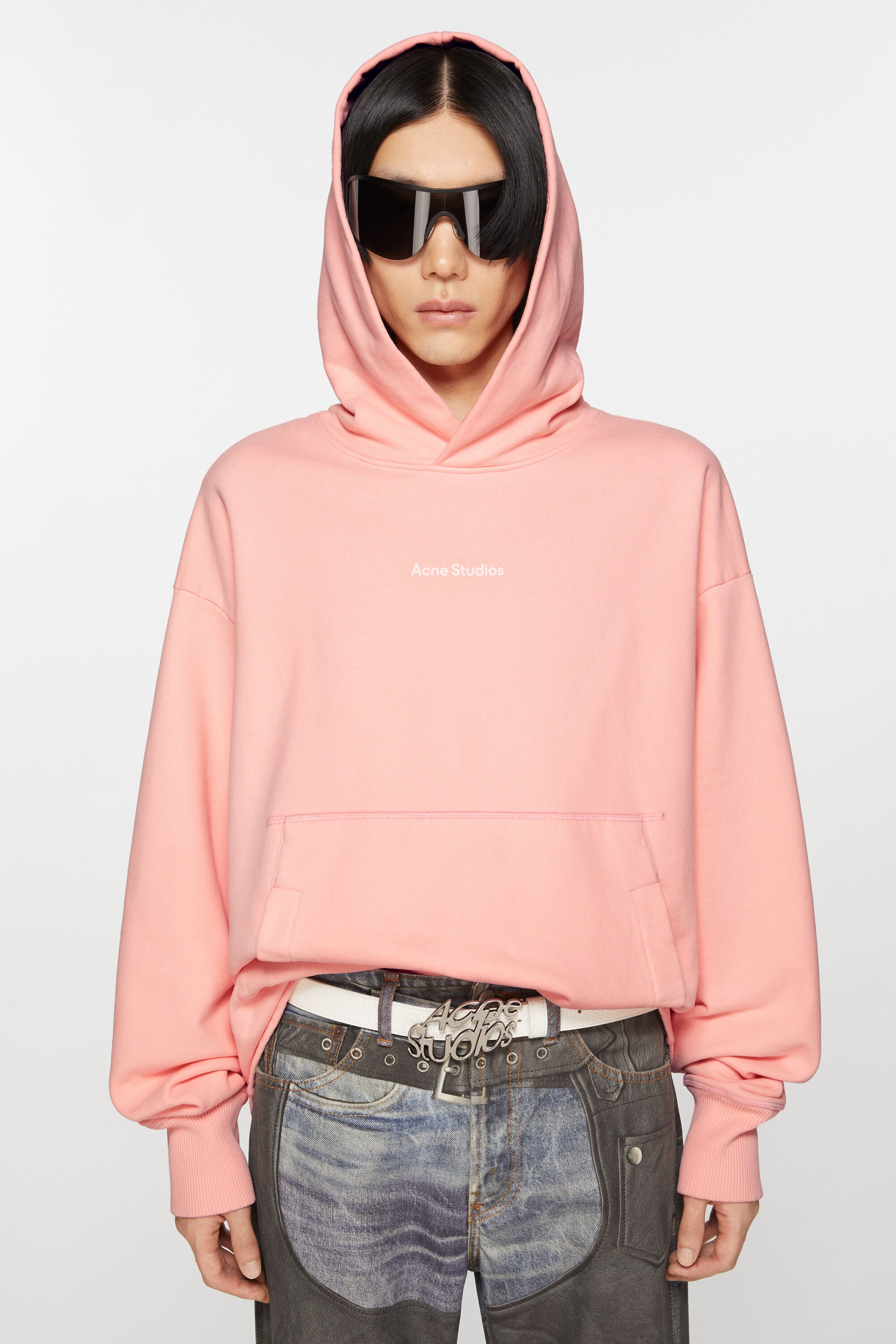Stamp logo hoodie - Pale Pink - 2