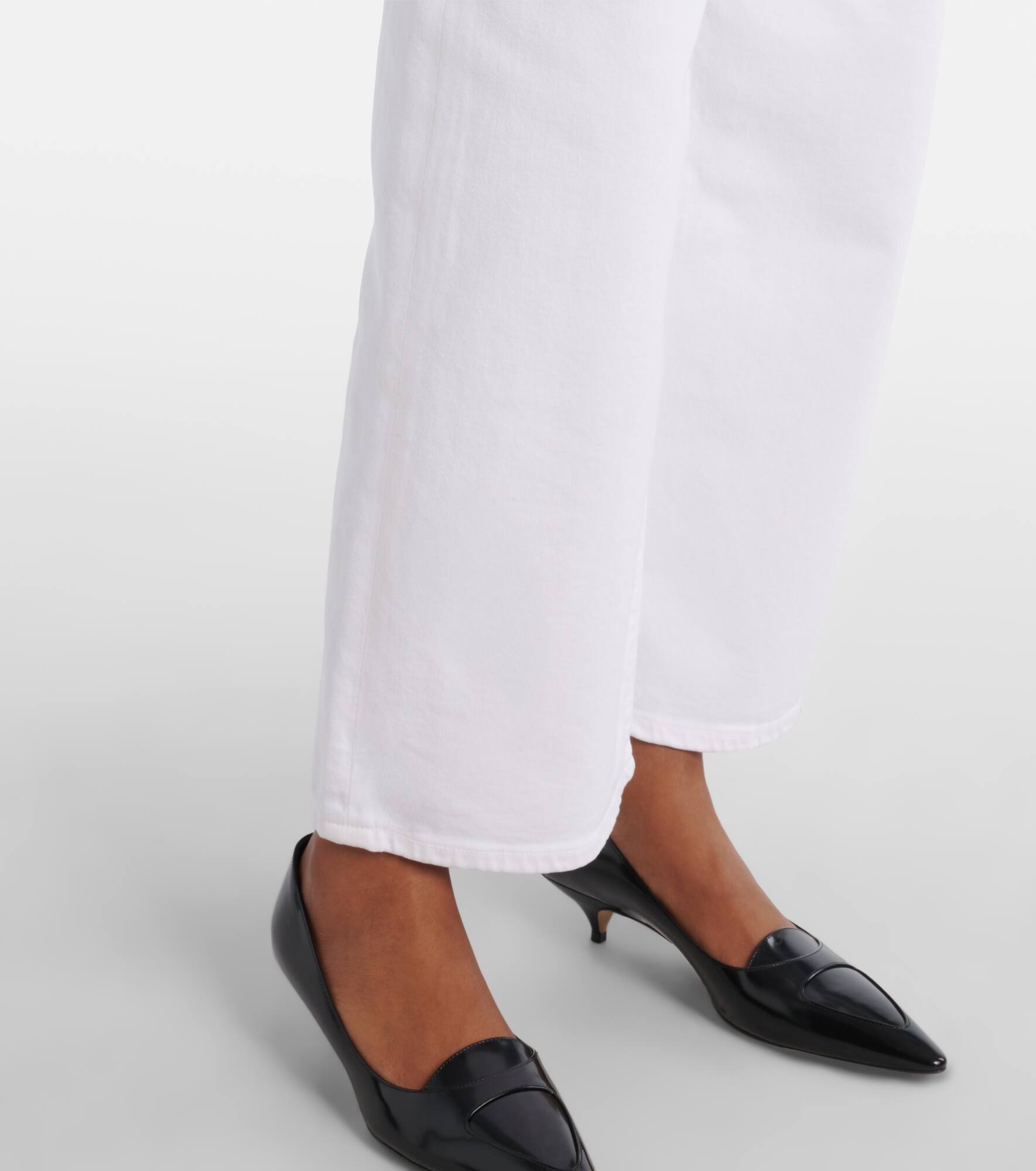 Harper Crop mid-rise wide-leg jeans - 5