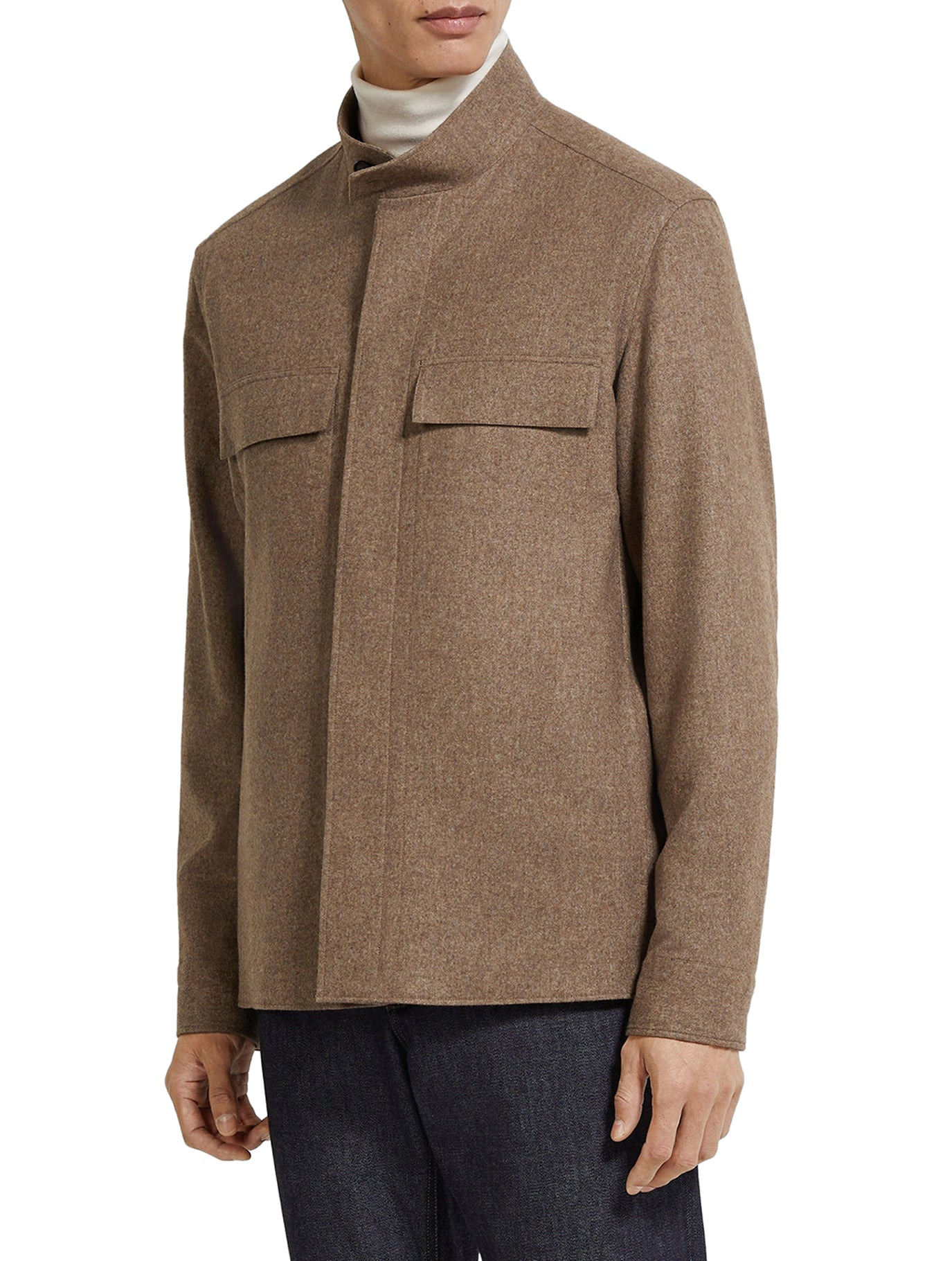 OASIS CASHMERE OVERSHIRT - 3