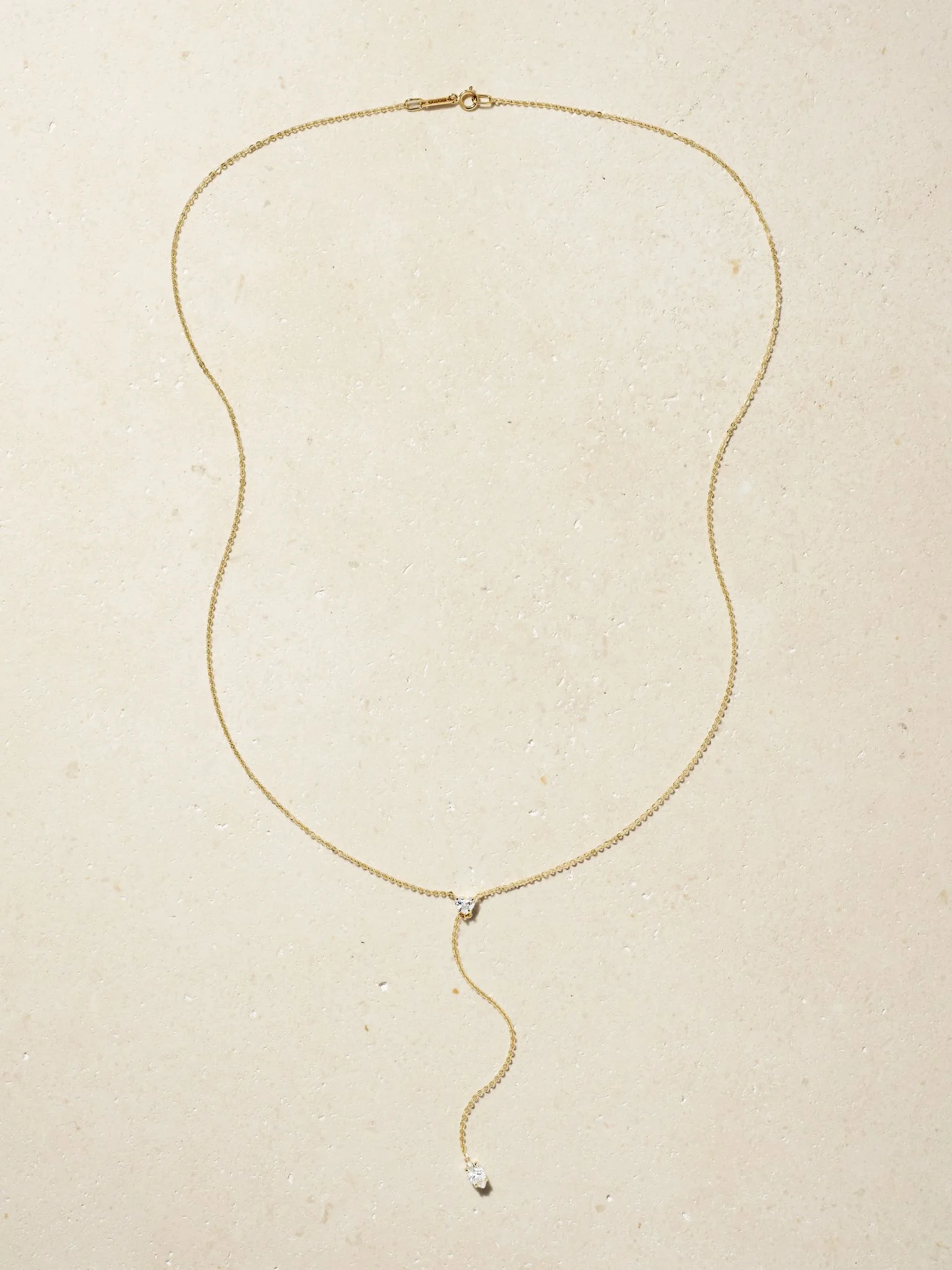 18-karat gold diamond necklace Gold - 1