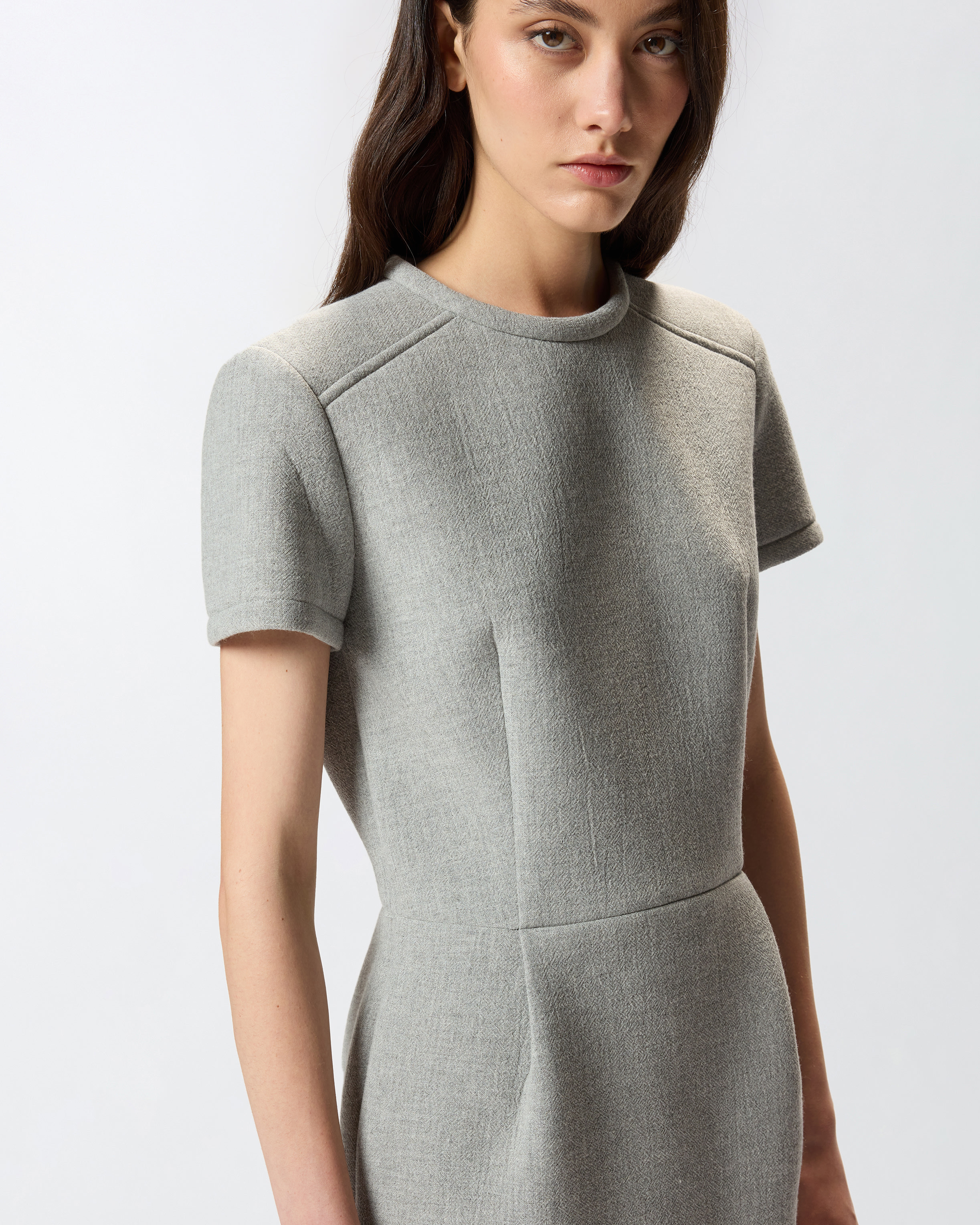 MINI DRESS WITH LOVE BIRDS BELT - 5