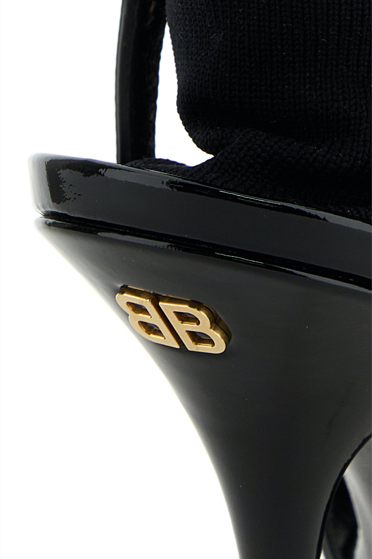 Black leather Avenue Sock sandals - 4