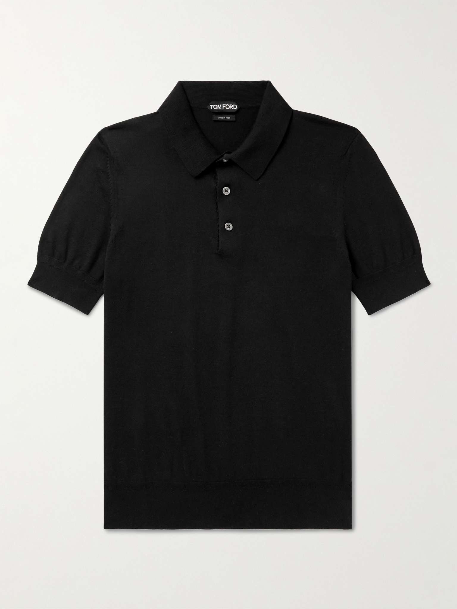 Slim-Fit Cotton Polo Shirt - 1