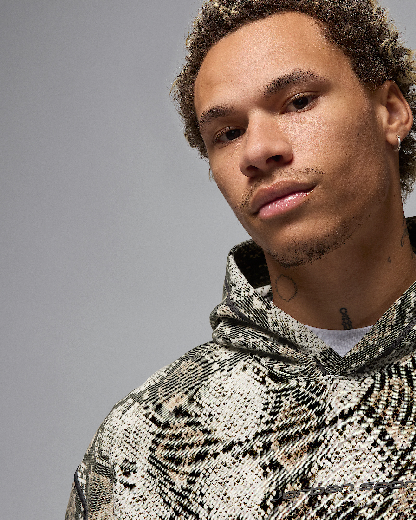 Jordan Sport Hoop Fleece Men's Dri-FIT Printed Pullover Hoodie - 3