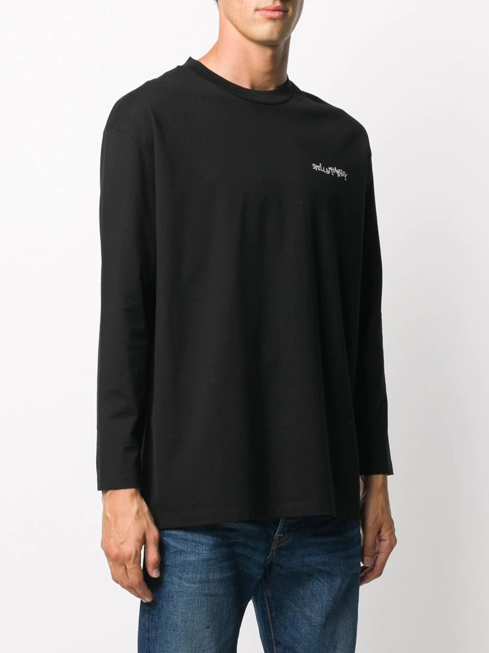 graphic print long-sleeve T-shirt  - 4