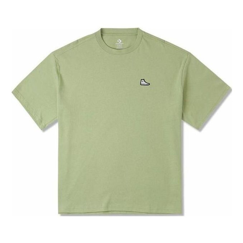 Converse Go-To Sneaker Patch 느슨한 핏 티셔츠 'Vitality Green' 10025397-A11 - 1