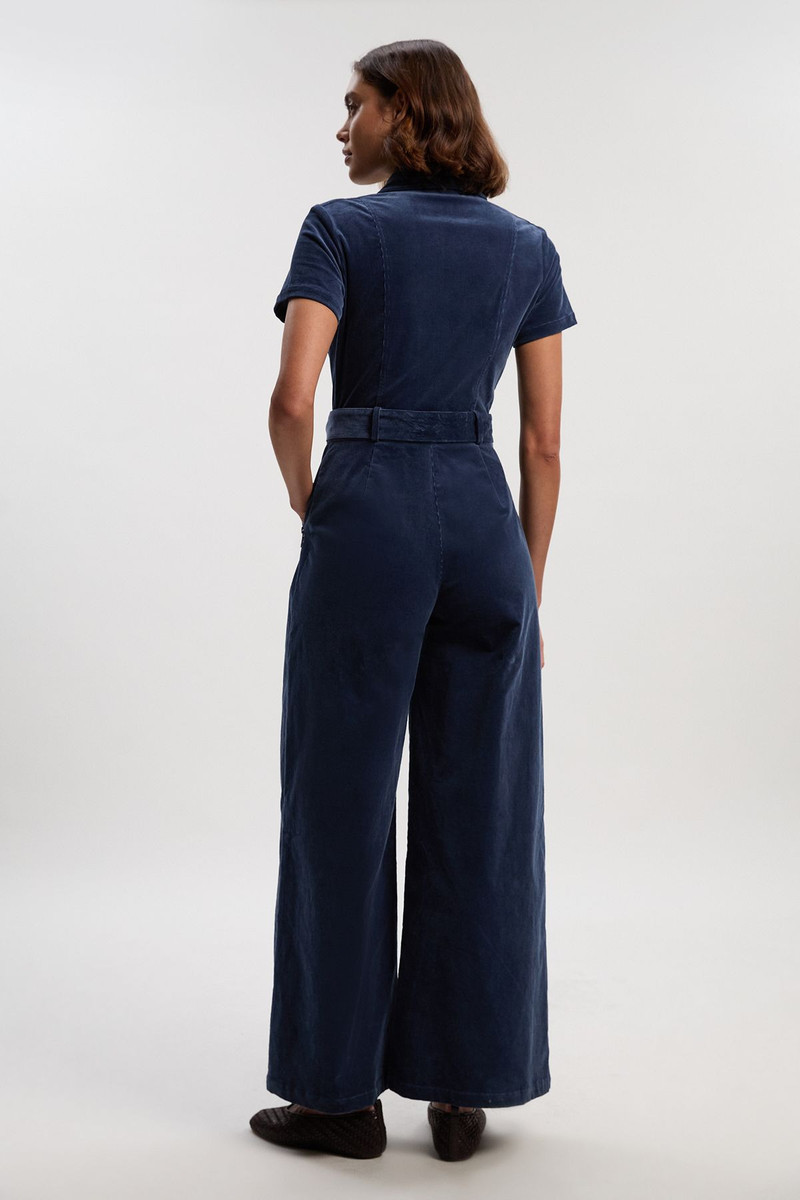 Stretch Cord Wide Leg Jumpsuit 5