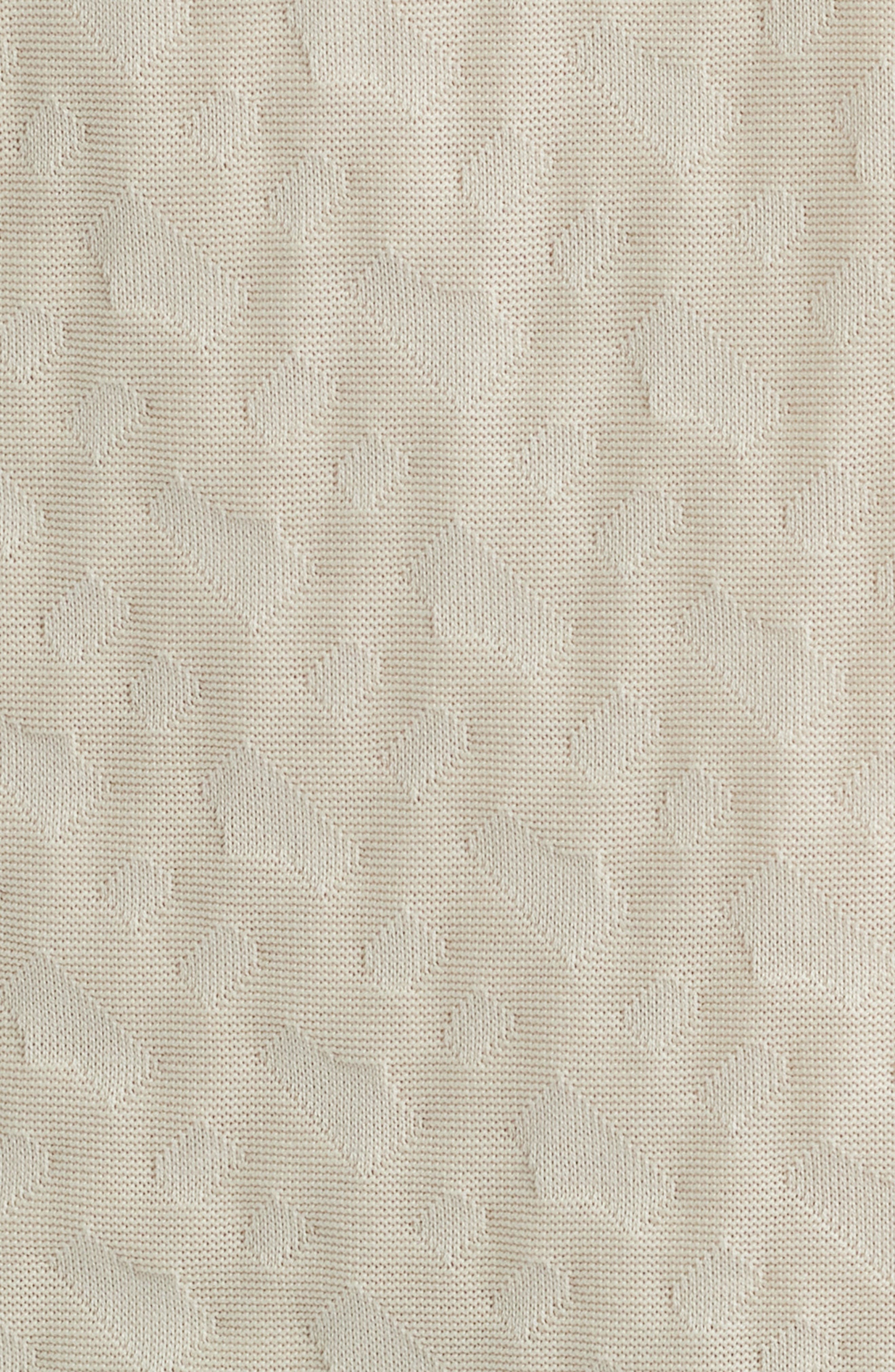 BOSS Thompson Logo Jacquard Cotton T-Shirt in Open White at Nordstrom - 6