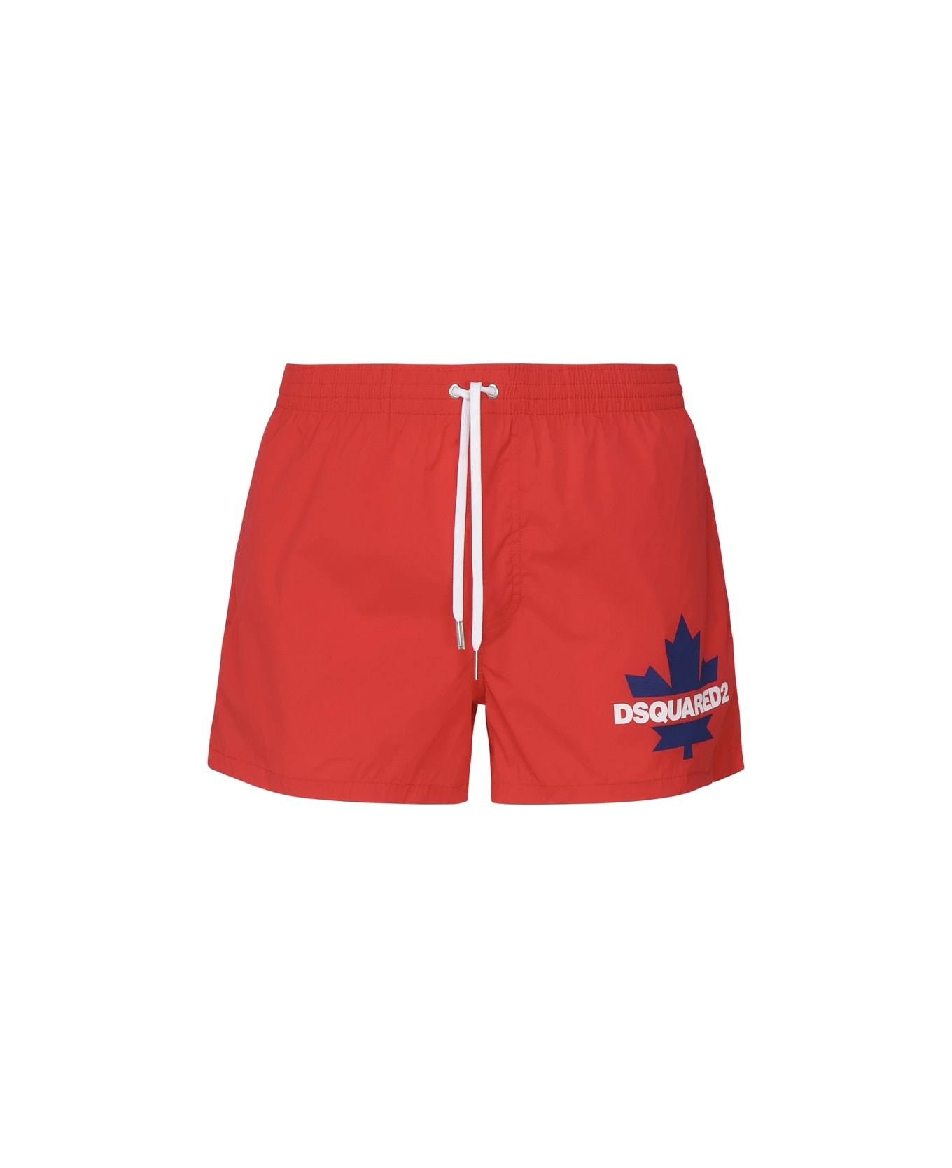 Swim Shorts With Maple Leaf Logo - 1