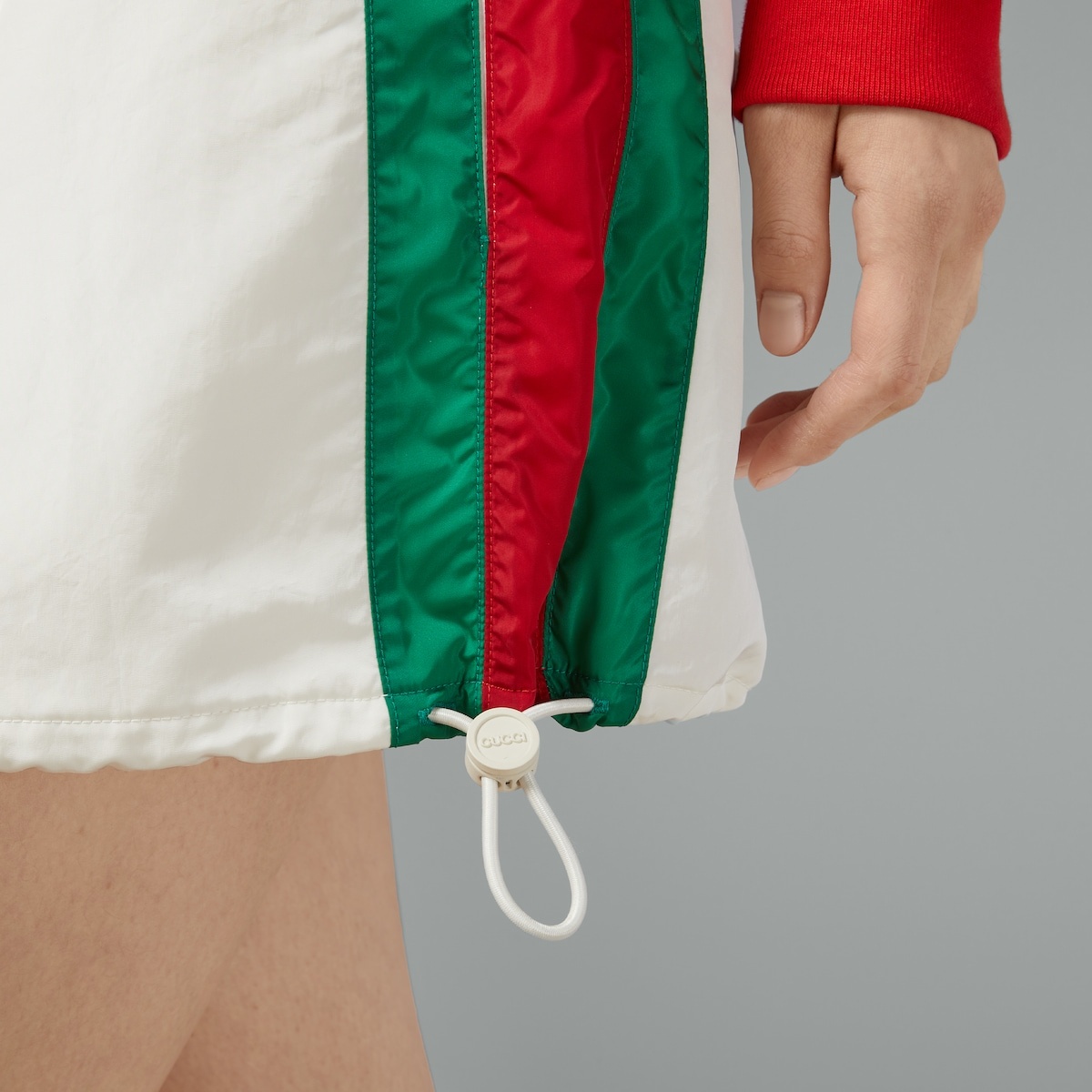 Nylon mini skirt with Web - 3