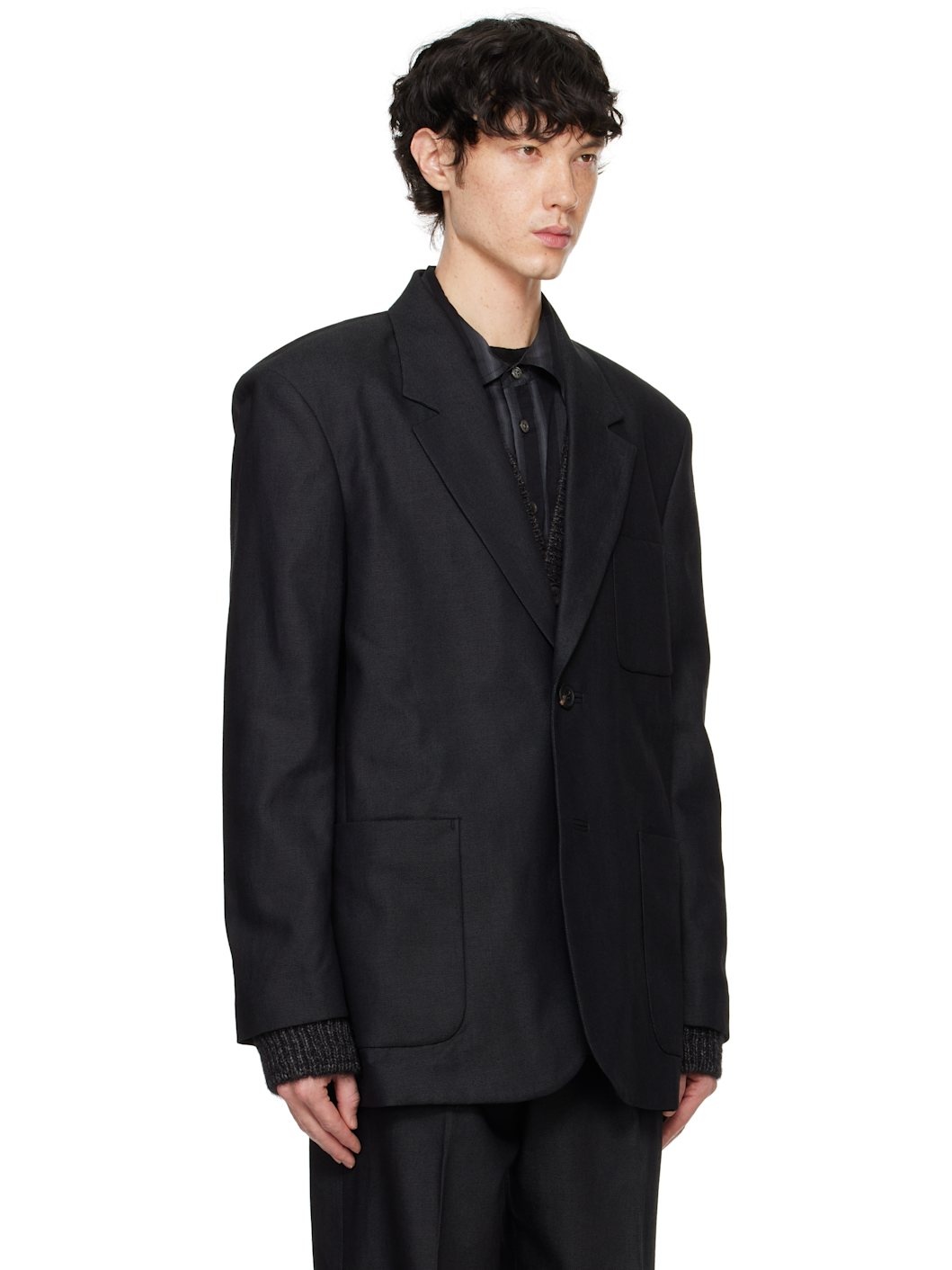 Black Embrace Blazer - 2