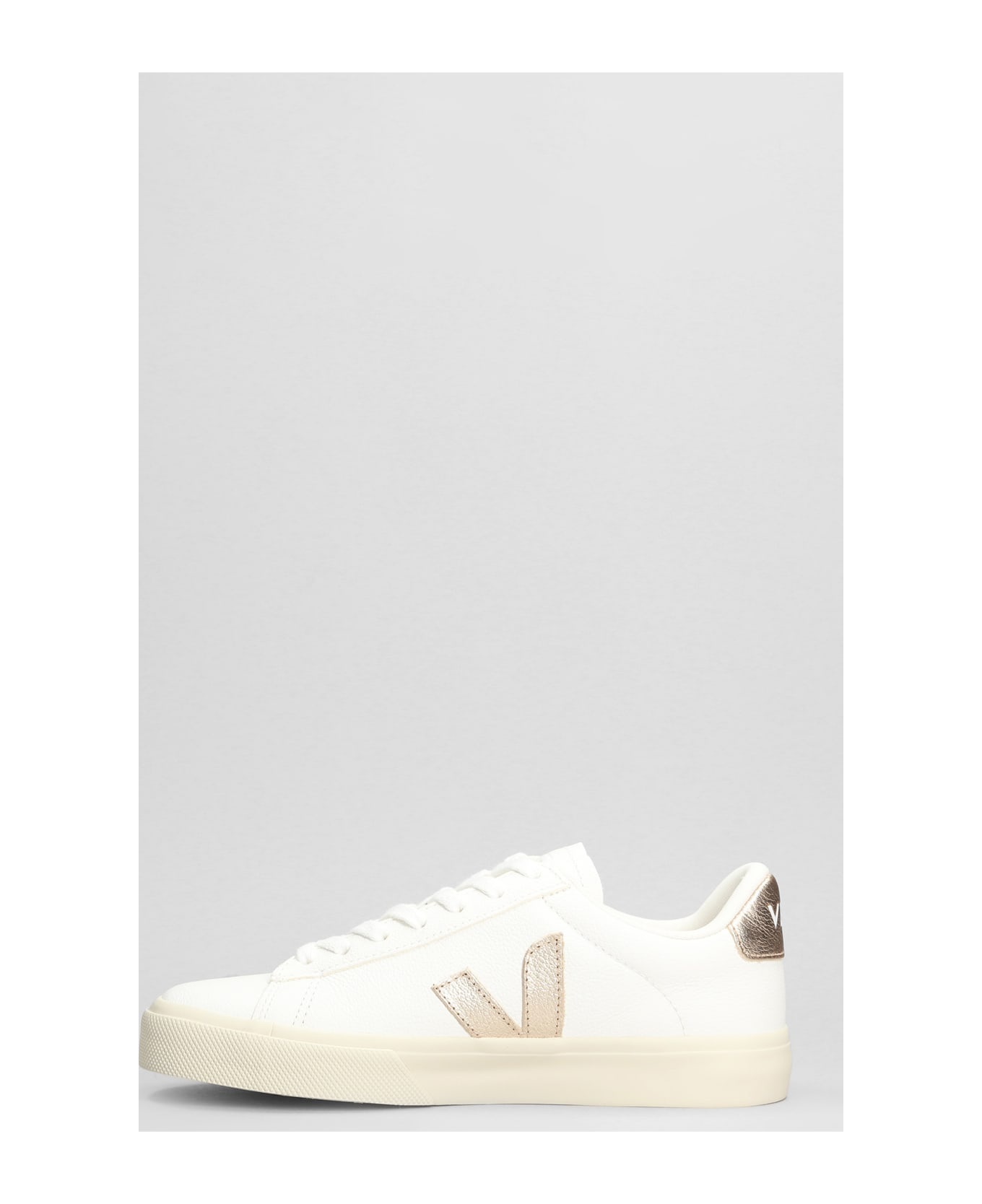 Campo Sneakers In White Leather - 3