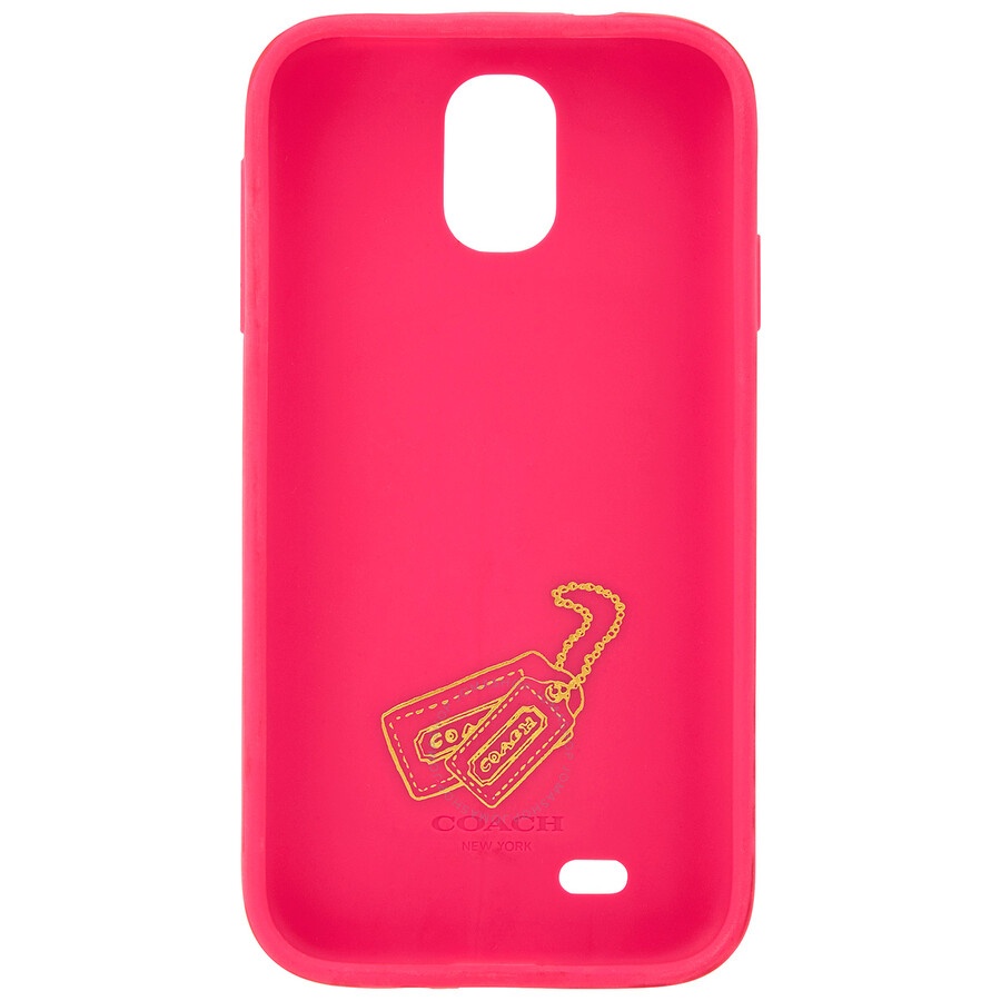 Coach Samsung Galaxy S4 Case- Pink Ruby - 4