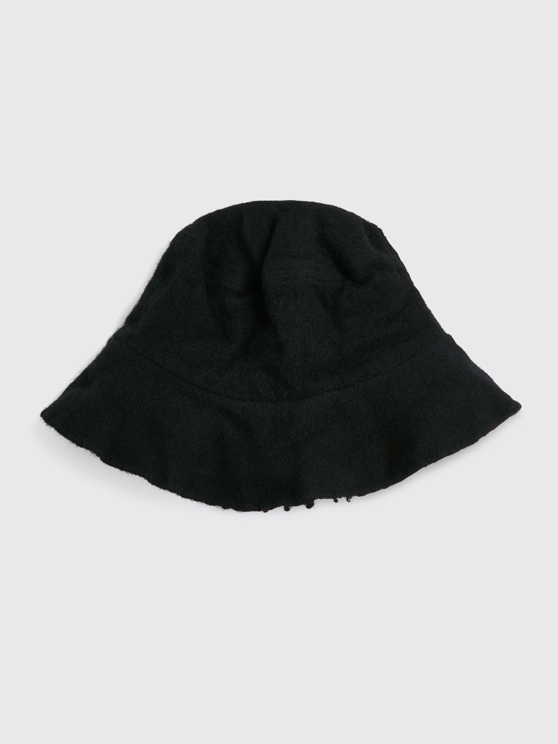 COMME DES GARÇONS SHIRT WOOL BUCKET HAT BLACK - 2