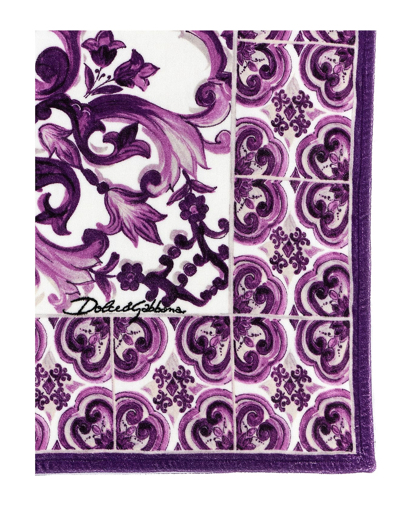Beach Towel 'maiolica' Print - 2