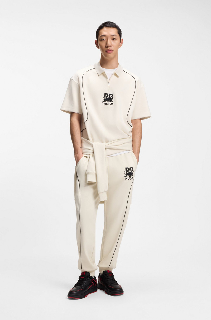 HUGO HUGO X RB POLO SHIRT WITH BULL MOTIF outlook