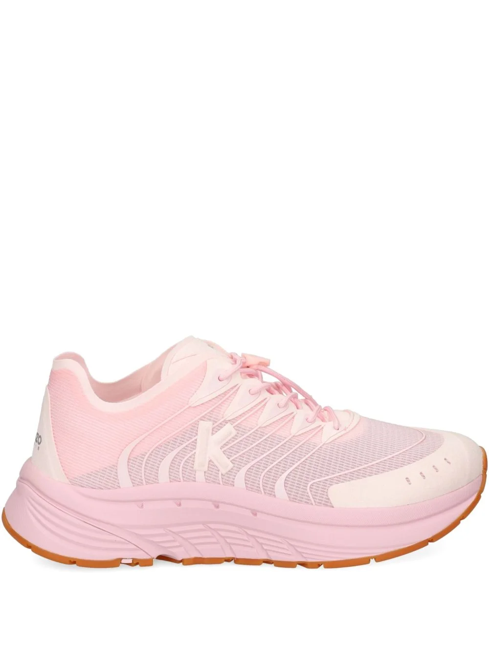 logo-detail mesh sneakers - 1