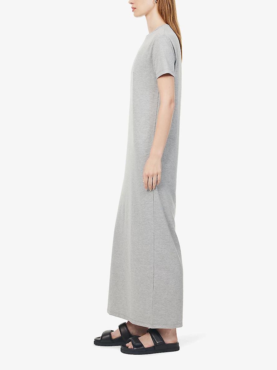 Maya stretch-cotton maxi T-shirt dress - 3