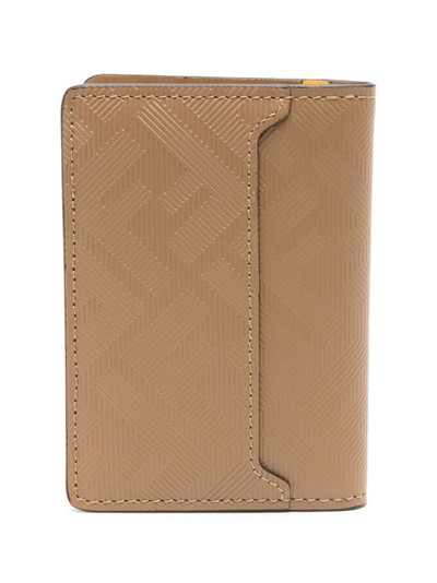 FENDI FF-patterned leather card holder outlook