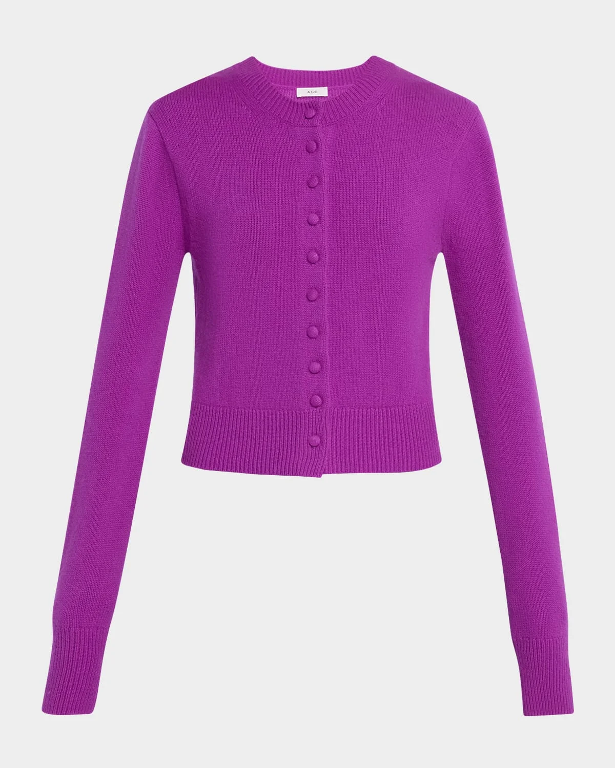 Skyler Cropped Cashmere Cardigan - 1