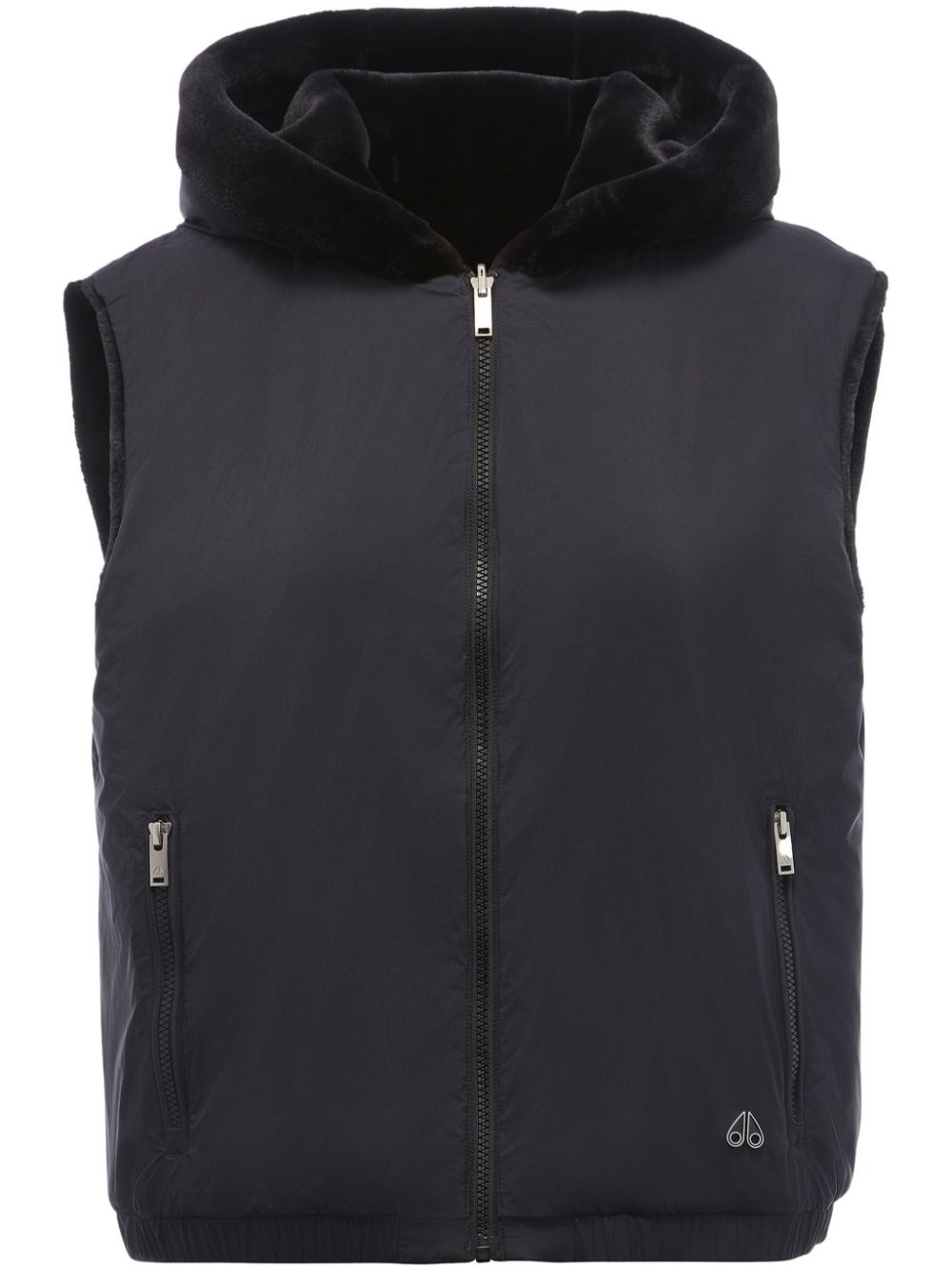 Eaton reversible fleece vest - 1