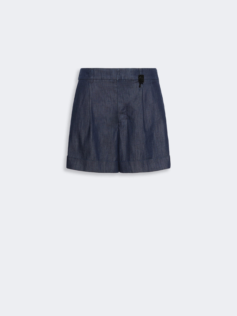 TENUE Cotton denim shorts - MIDNIGHTBLUE 1