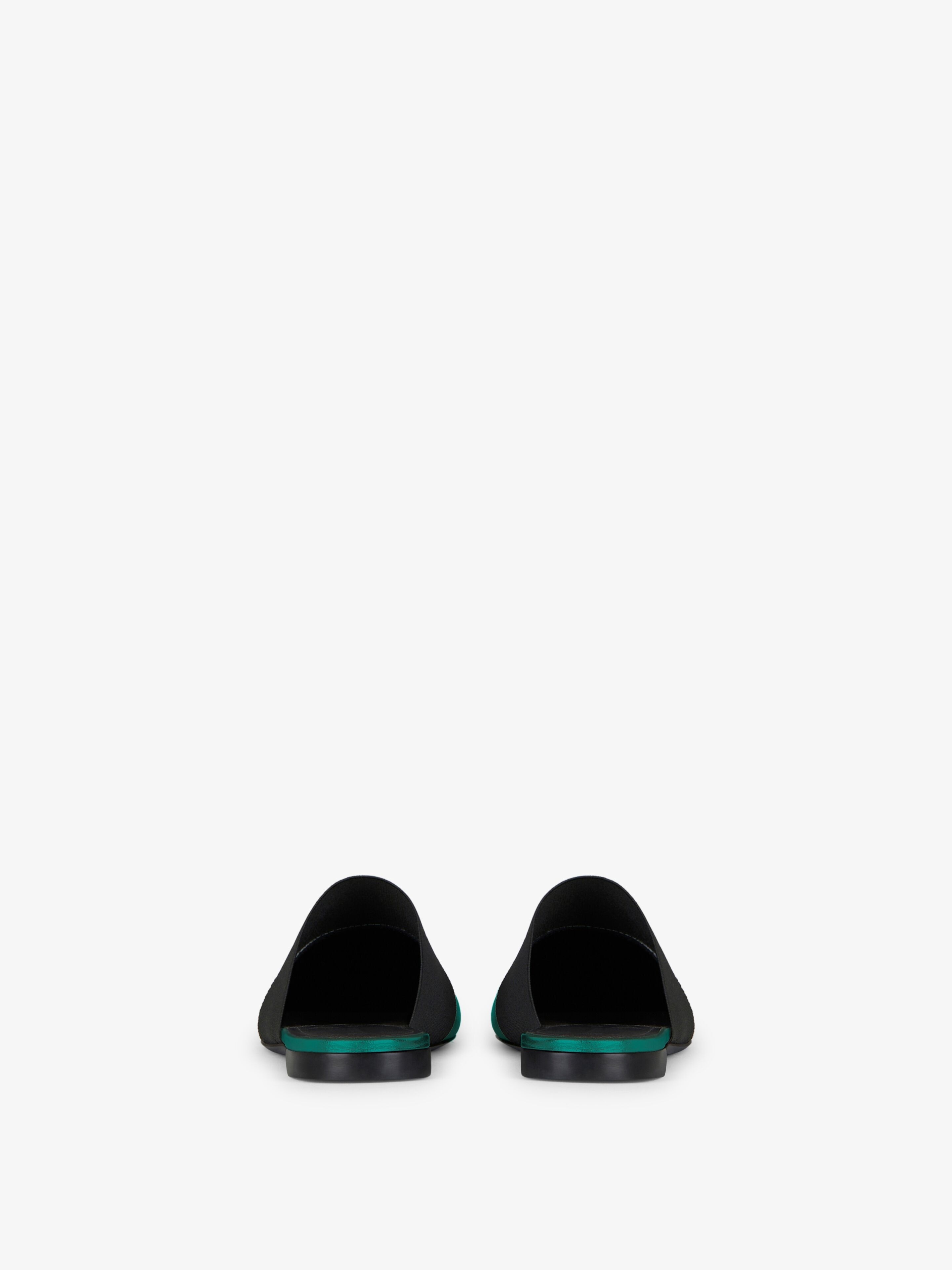 BEDFORD FLAT MULES IN LAMINATED LEATHER - 6