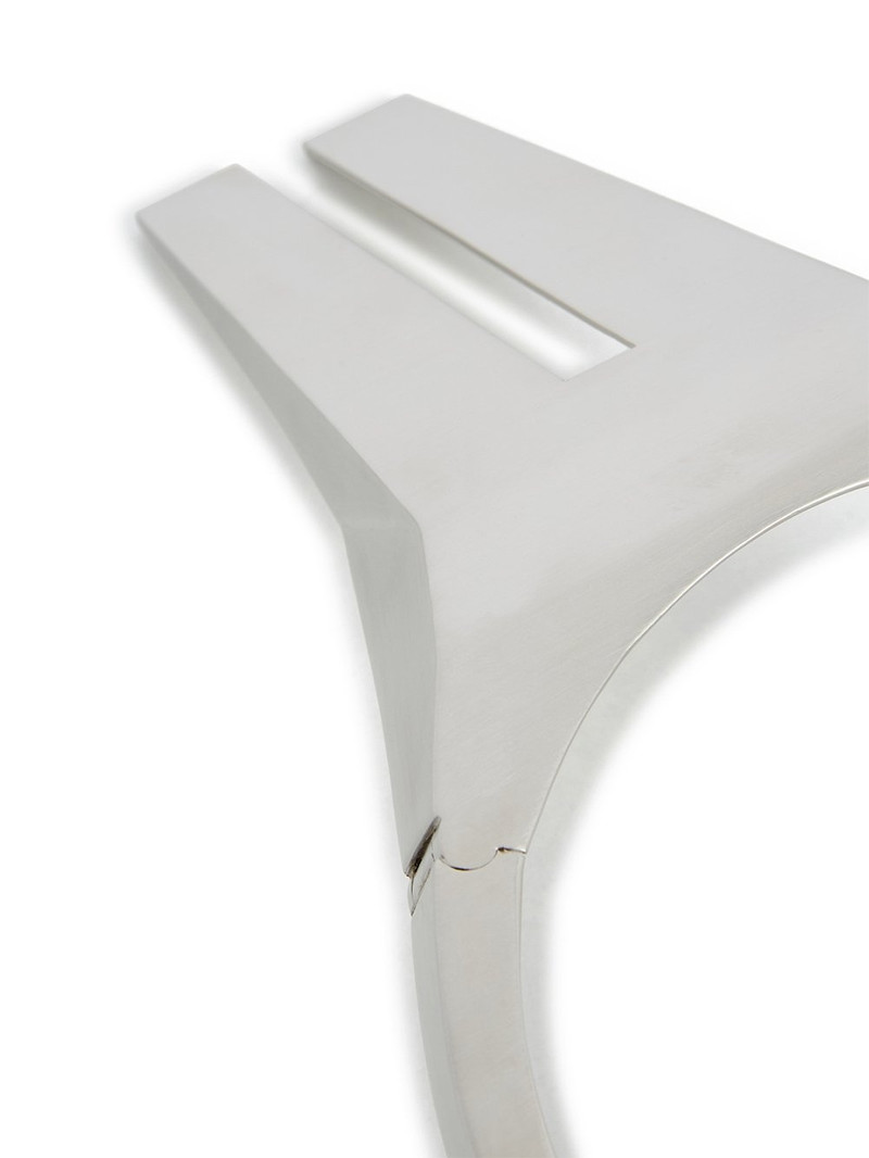 Silver Open Trunk Collar Necklace 3