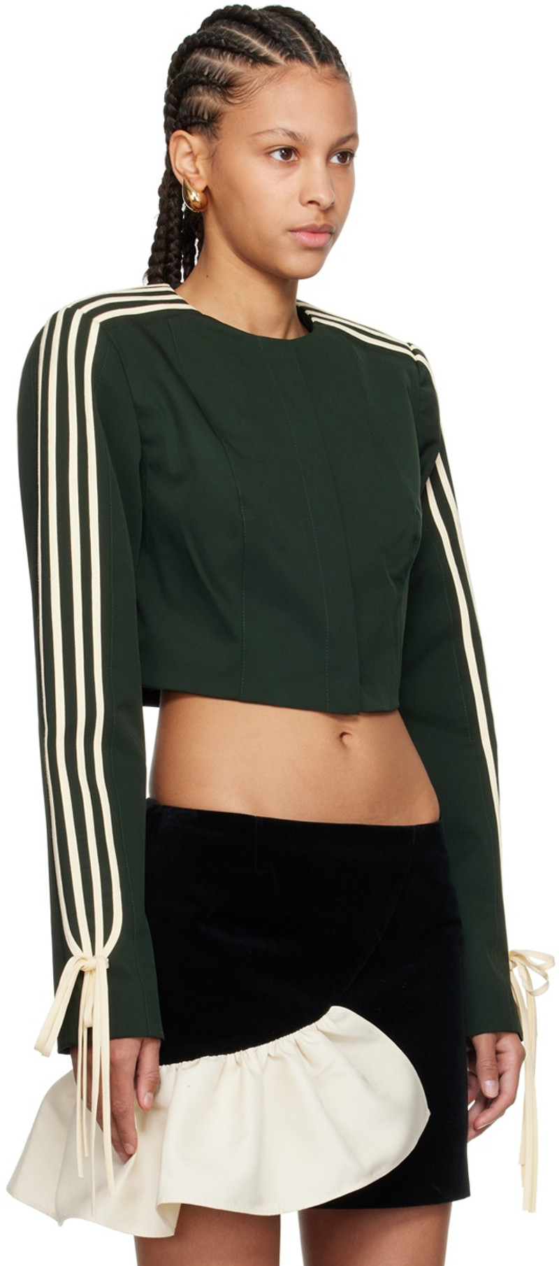 FIDAN NOVRUZOVA Green Giada Jacket outlook