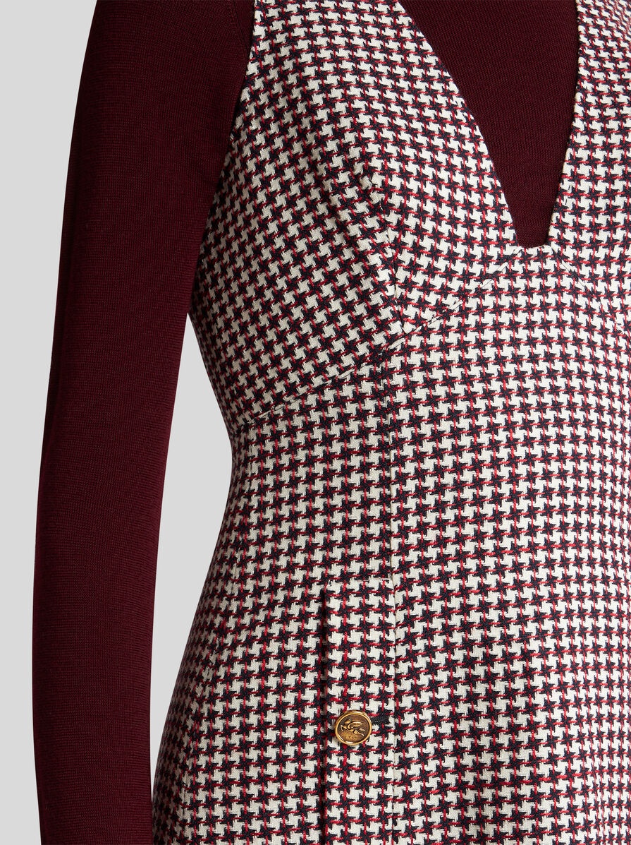 HOUNDSTOOTH DRESS - 3