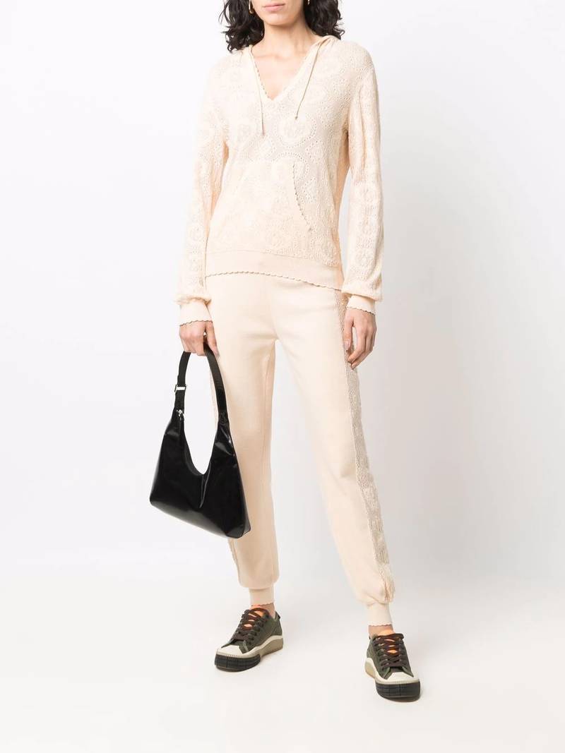 Moschino knitted track pants outlook