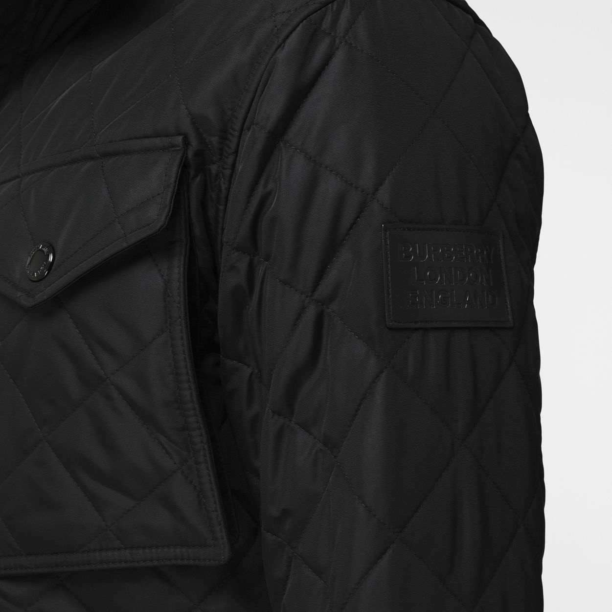 Packaway Hood Quilted Thermoregulated Field Jacket - 6