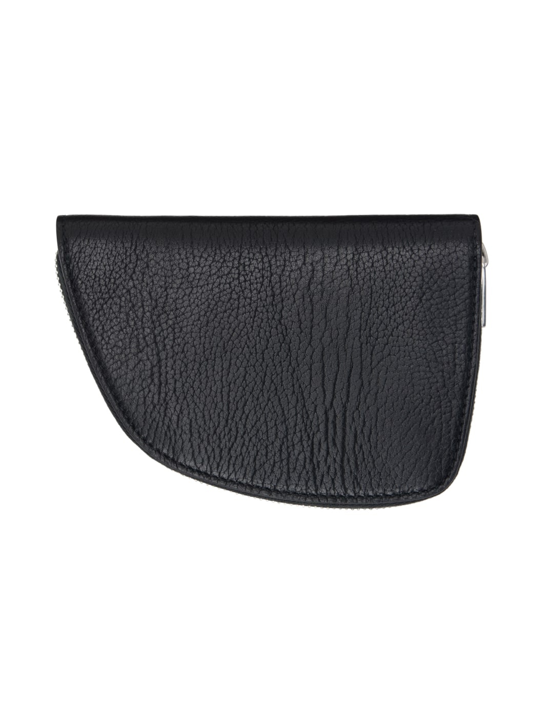 Black Medium Shield Zip Wallet - 2