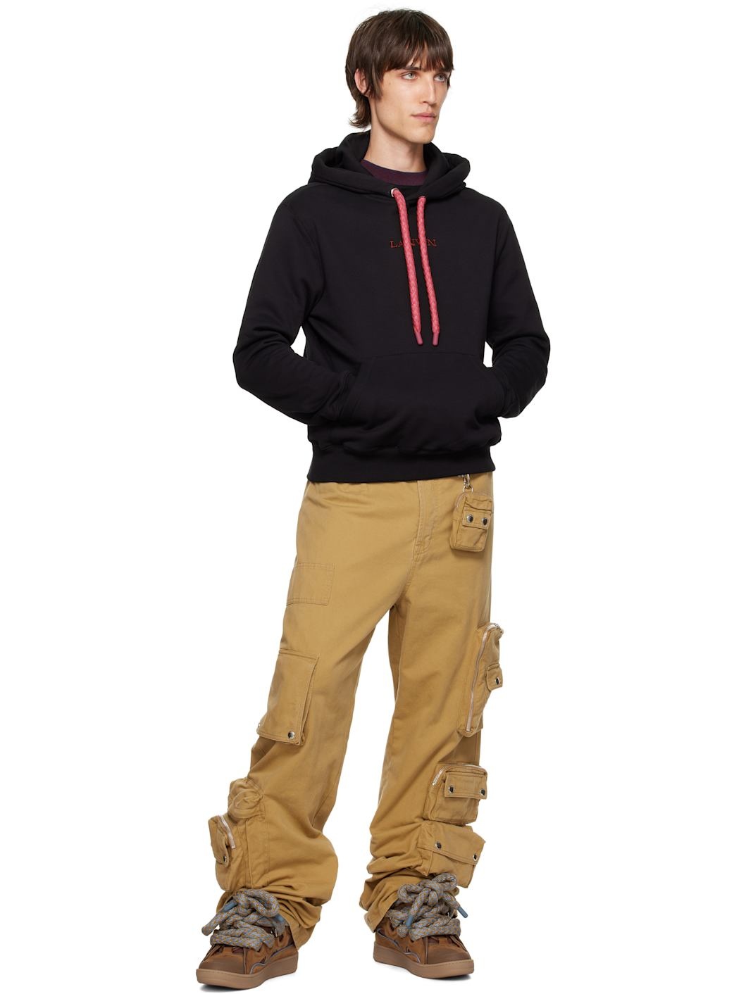 Black Tubular Curb Hoodie - 4