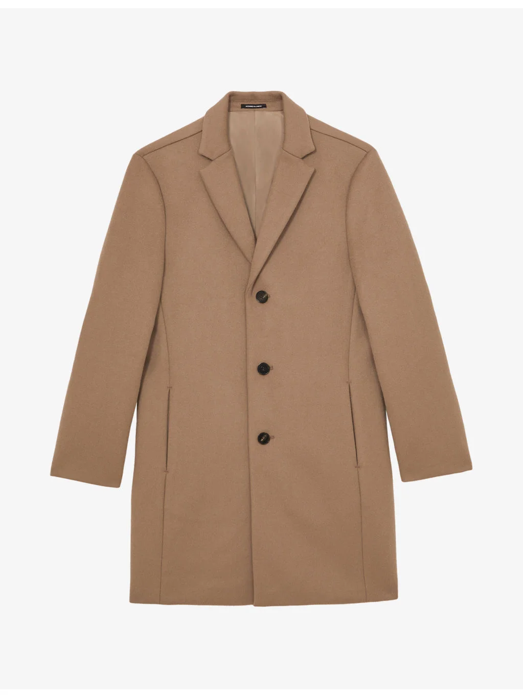 Gable Single-Breasted Wool-Blend Overcoat - 1