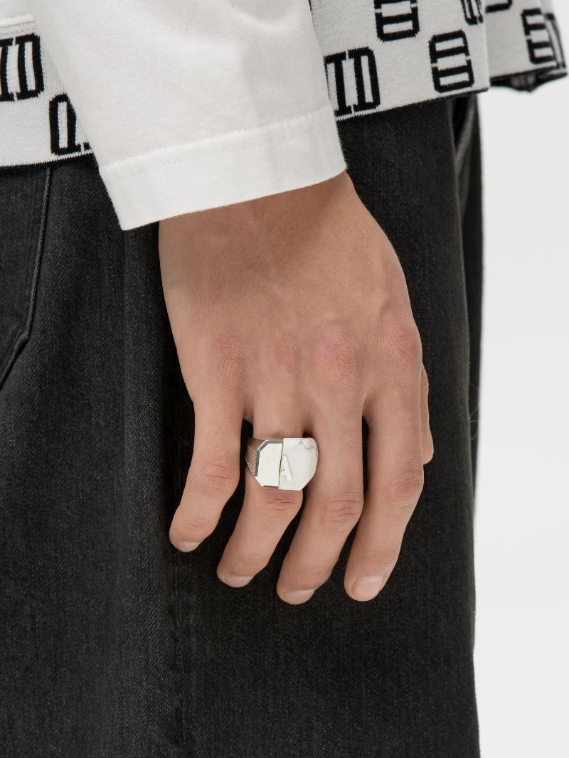 MISFIT STONE RING - 2