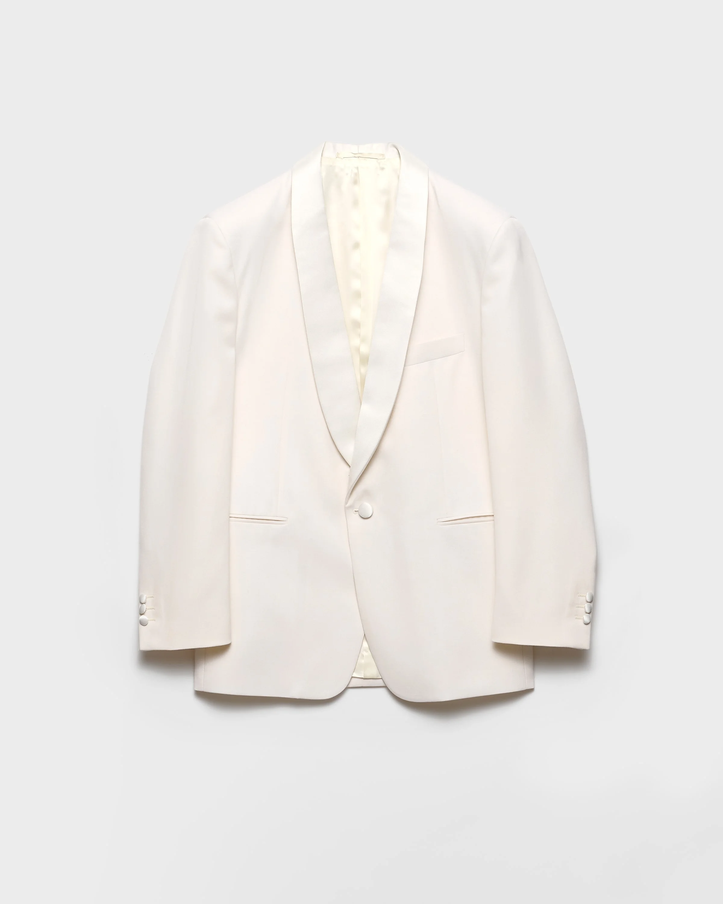 Wool tuxedo jacket - 1