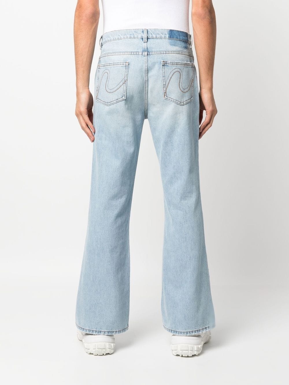 ripped flared jeans - 4