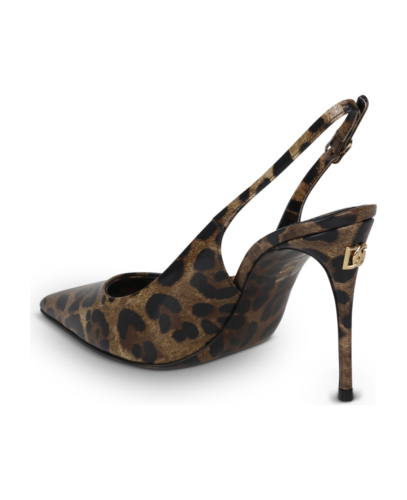 Animalier Print Slingback Pumps - 4