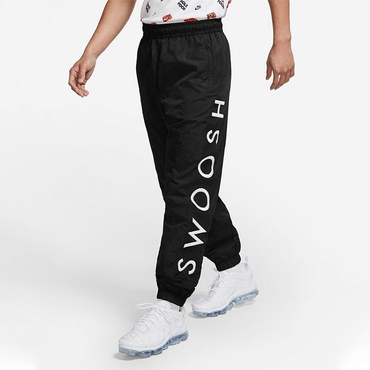 Men's Nike Cone Embroidered Woven Casual Sports Pants/Trousers/Joggers Black DJ0479-010 - 3