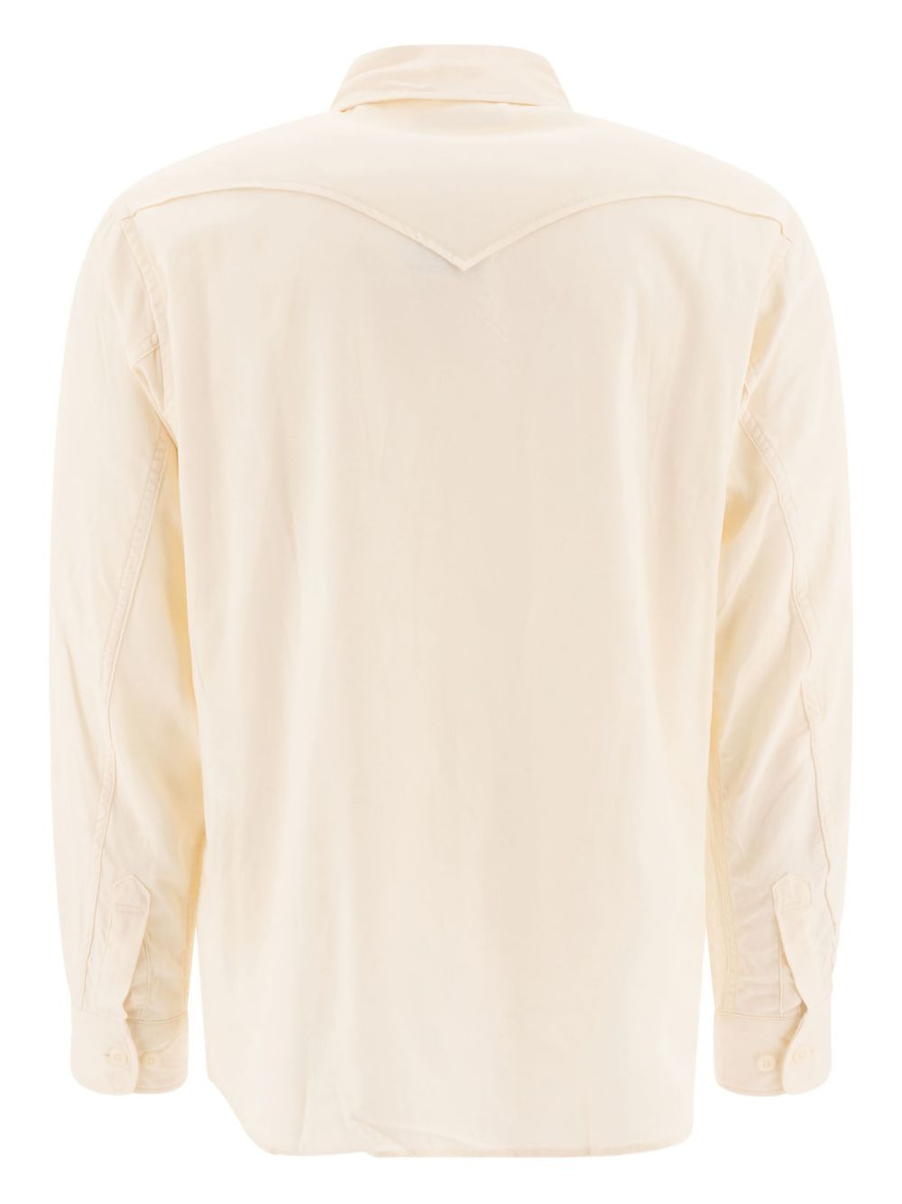 cotton-silk blend shirt - 2