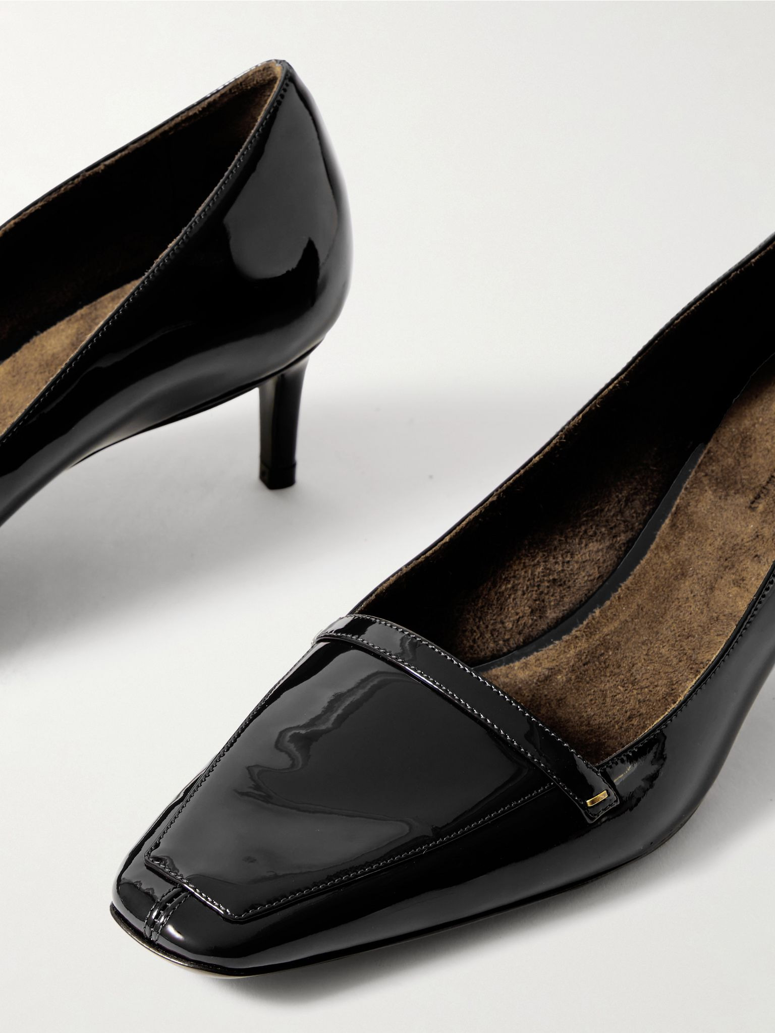 Celia patent-leather pumps Black - 4