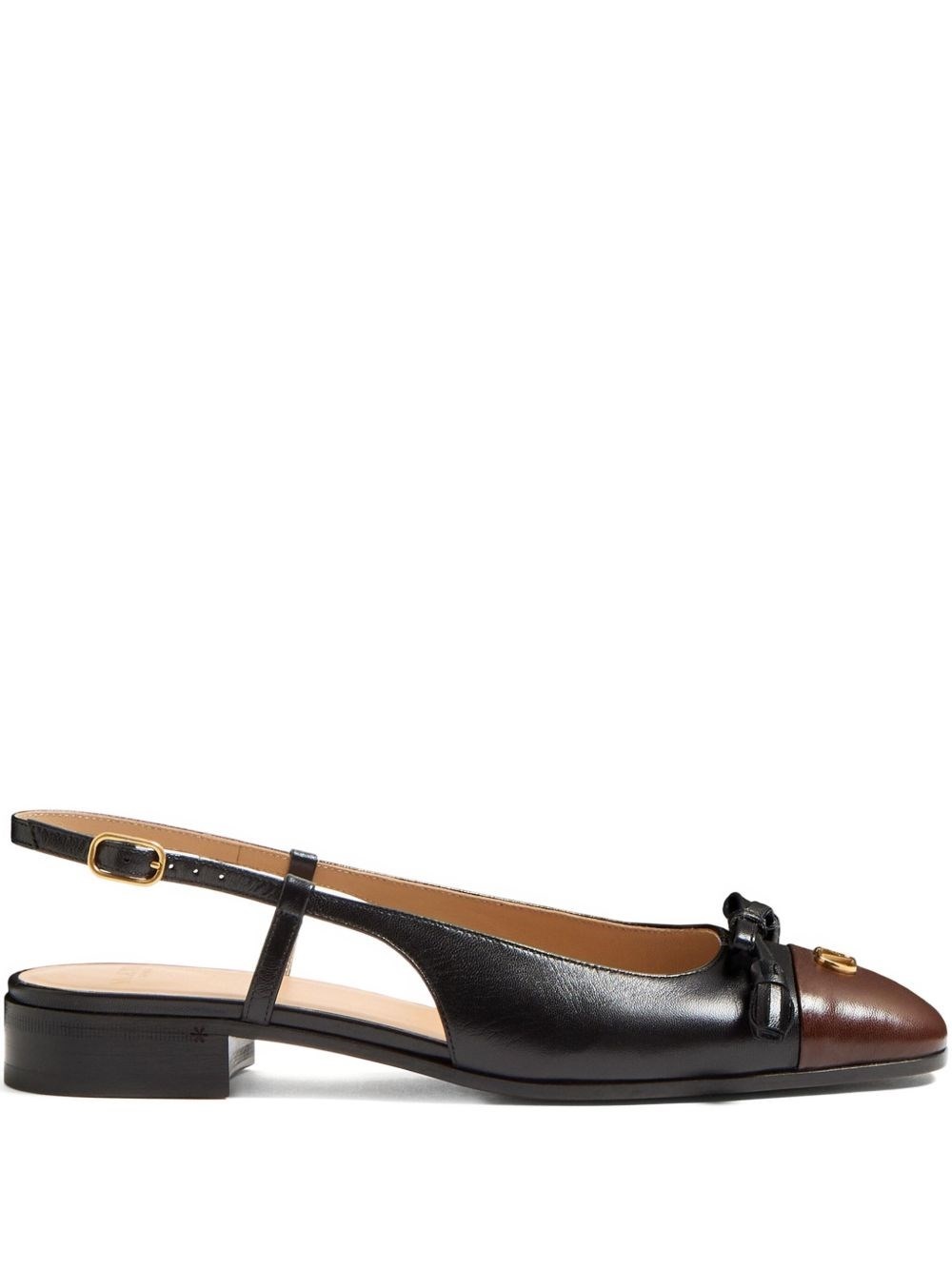 Vale Du Roi leather slingback ballets - 1
