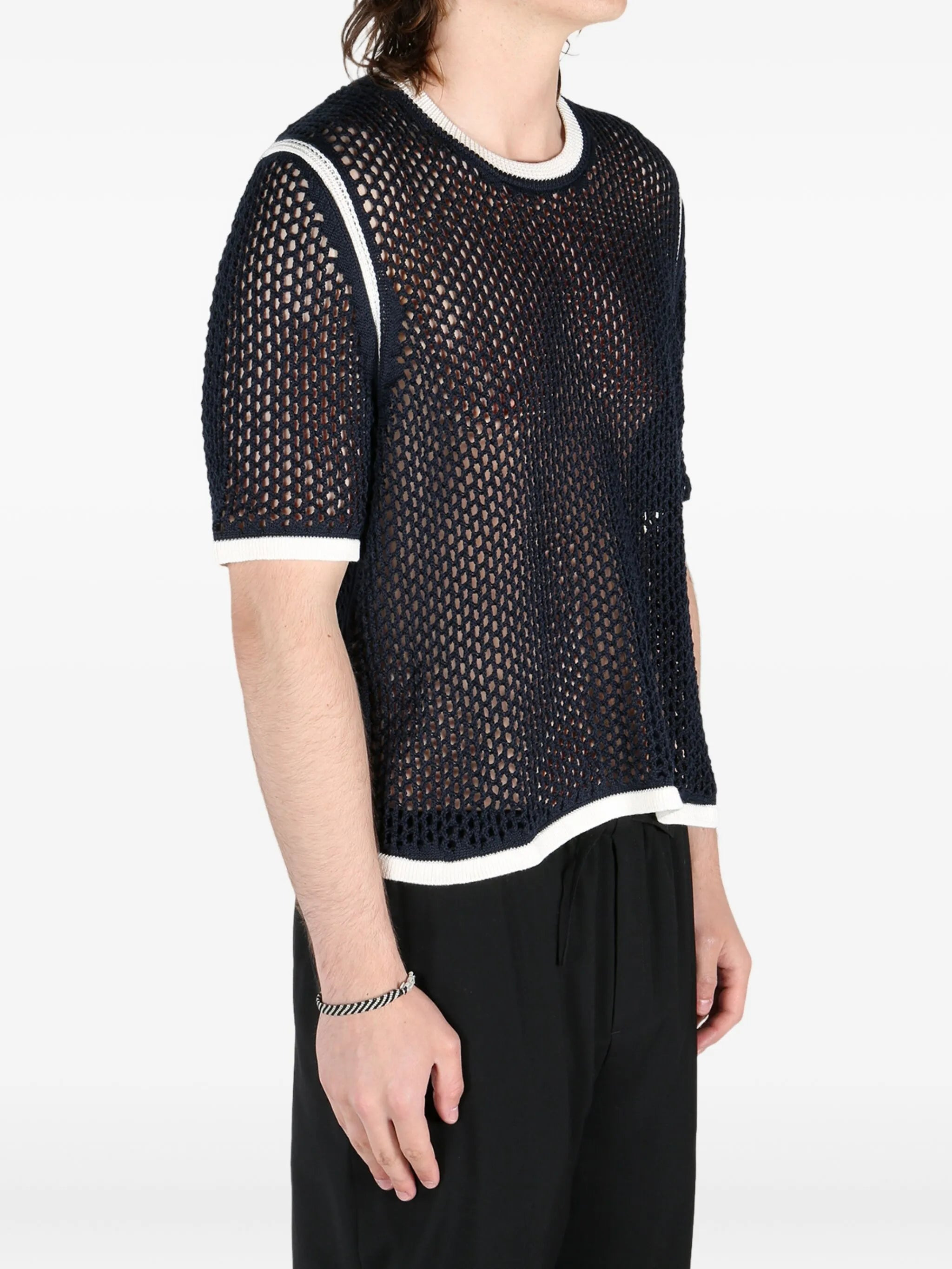 x Wales Bonner crochet T-shirt - 3