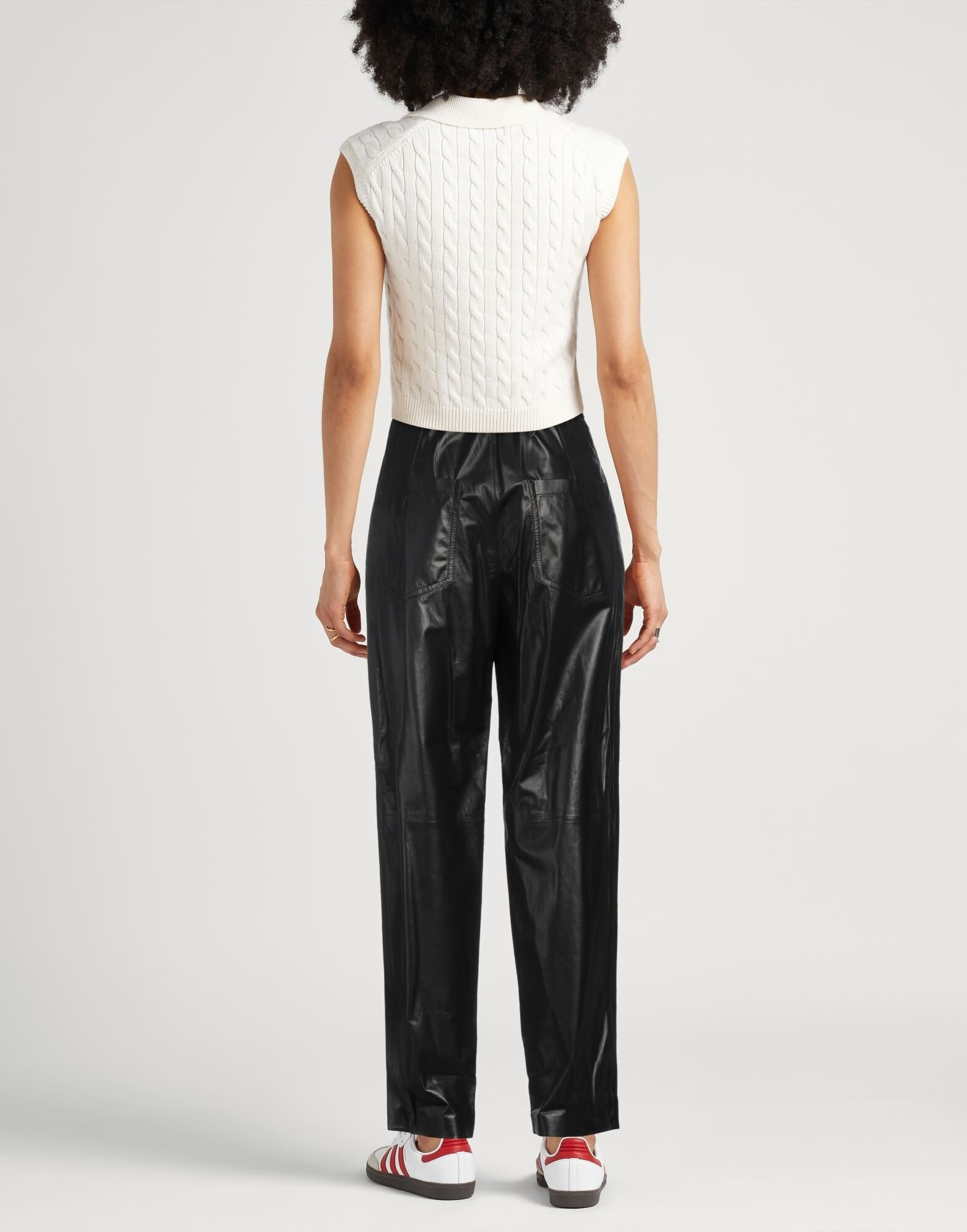 Black Women's Casual Pants - 3